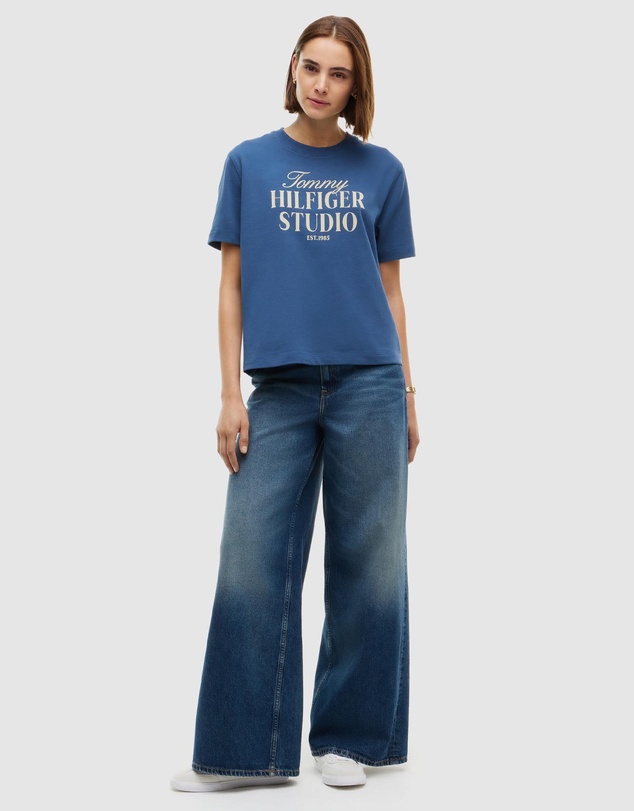 Tommy Hilfiger - Studio Tommy Crew Neck Relaxed Short Sleeve Tee