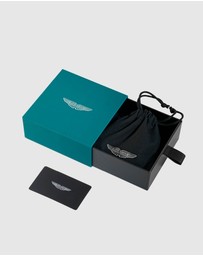 Aston Martin - TKS Gun and Podium Green Braided Leather Bracelet