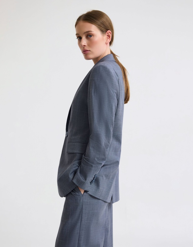 Oxford - Ebony Wool Blend Suit Jacket
