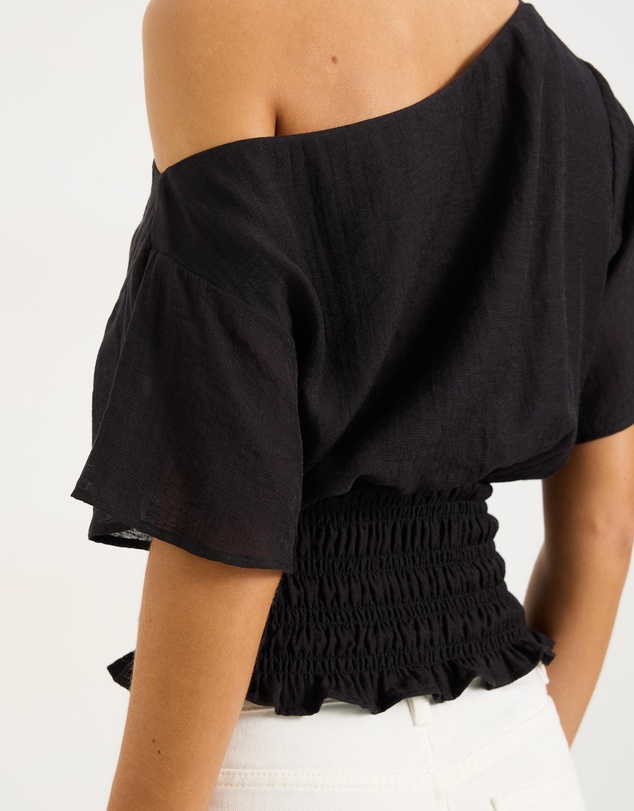 Calli - Marlow Sheer Off The Shoulder Top