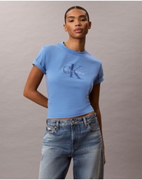 Calvin Klein Jeans - Acid Wash Monologo Tee