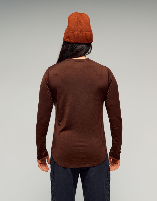 Kathmandu - 100% Merino Long Sleeve Crew Top
