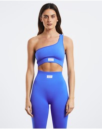 Subtitled - Seamless One Shoulder Crop Top