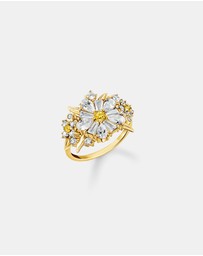 THOMAS SABO - THOMAS SABO Lovely Daisy Cocktail Ring in Gold
