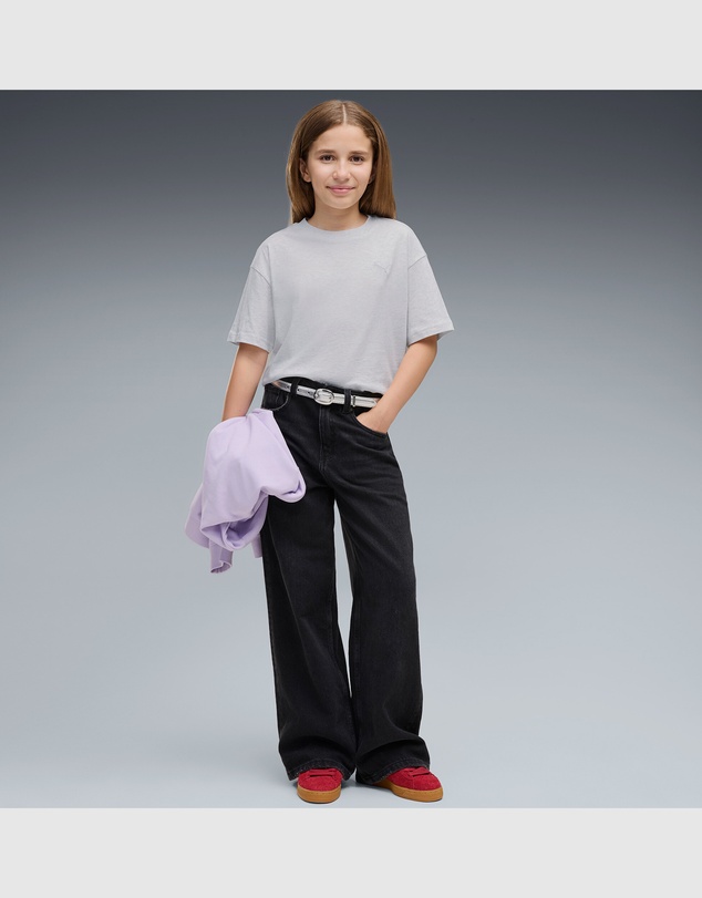 Puma - Class Relaxed Cropped Graphic Tee - Girls