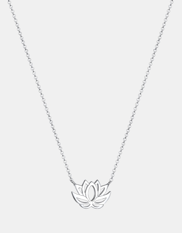 Elli Jewelry - Necklace Lotus Flower 925 Sterling Silver