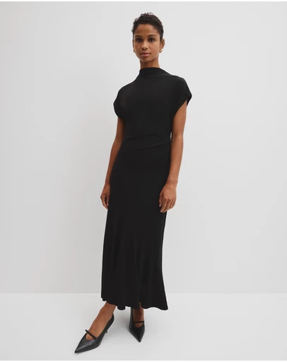 Country Road - Drape Neck Dress