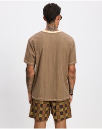 Rhythm - Contrast Vintage Terry SS T-Shirt