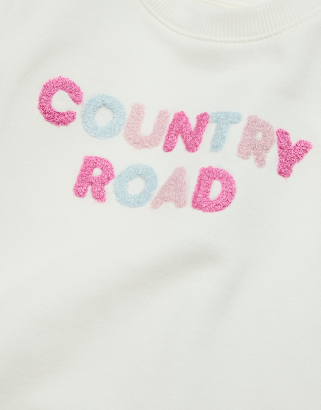 Country Road - Contrast Boucle Sweat