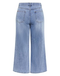 City Chic - Plus size Harley Fit Hallie Wide Leg Jean - mid wash