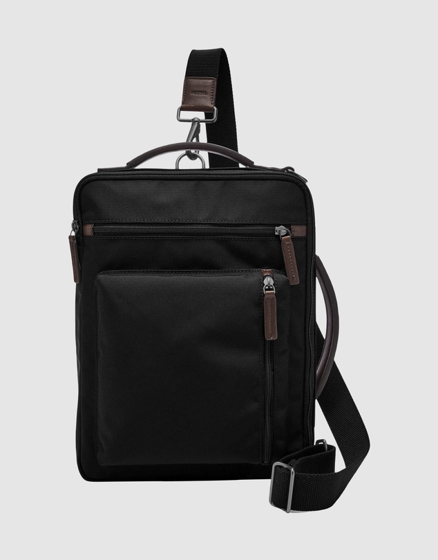 Fossil - Buckner Black Messenger Bag