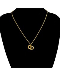Pre-Loved by Azura Reborn - Pre-Loved Gold Plated CD Logo Pendant Necklace