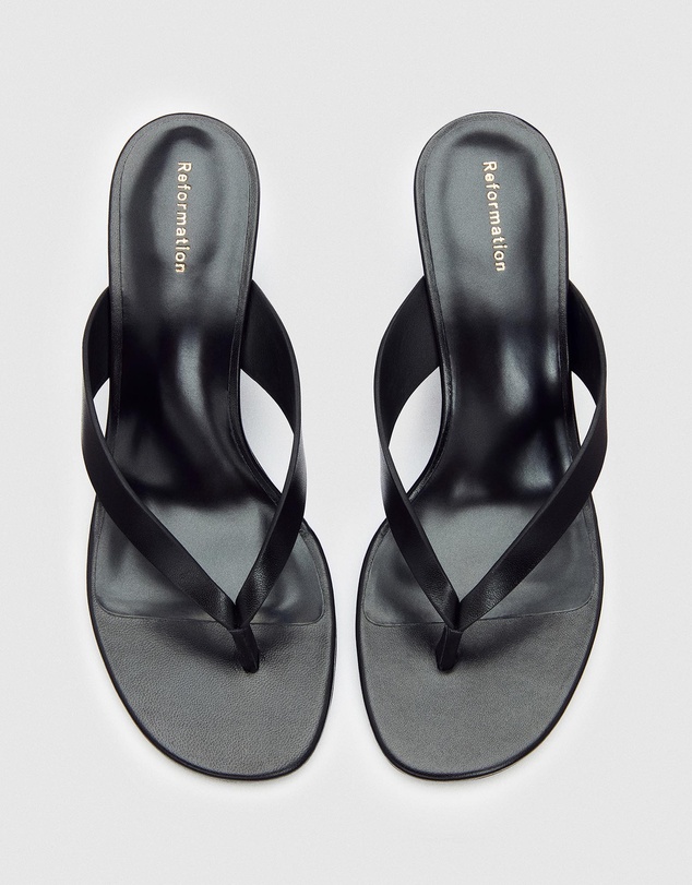 Reformation - Jessie Wedge Thong Sandals