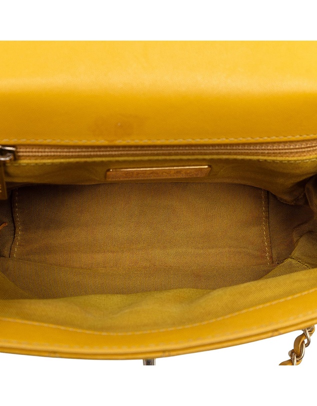 Pre-Loved by Azura Reborn - Pre-Loved Small Quilted Lambskin Chain Infinity Top Handle Bag
