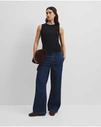 Country Road - Australian Cotton Blend Fitted Rib Tank