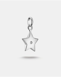 THOMAS SABO - THOMAS SABO Connect Charm star with white stone