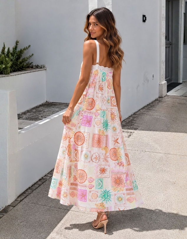 Esther & Co - Coraline Dress - Seashell Parade