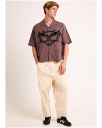 Black Noise White Rain - Hawk SHort Sleeve Shirt