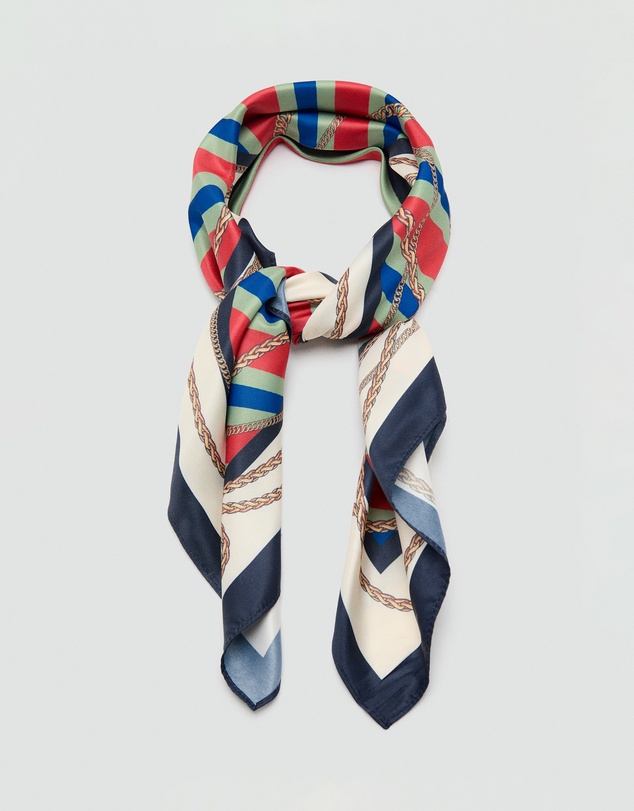 M.N.G - Chain-Print Scarf