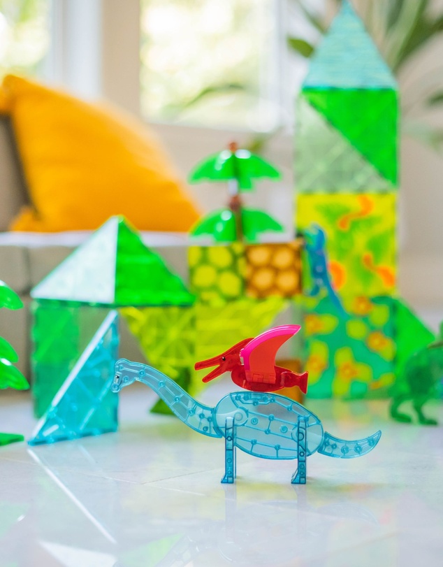 Magna-Tiles - MAGNA-TILES - Dino World XL - 50 Piece Set