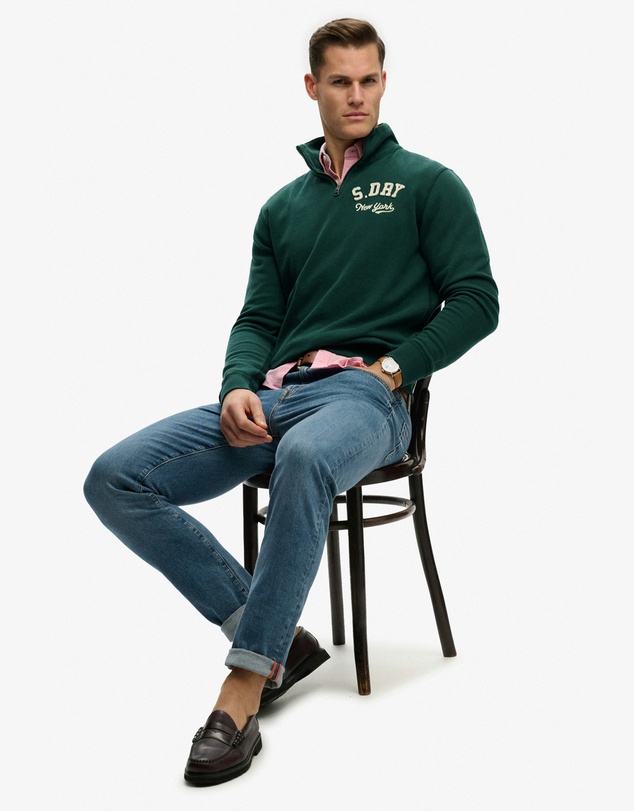 Superdry - Vintage Athletic Half Zip