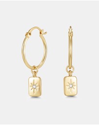 Mestige - True North Earrings - 18K Gold Plated