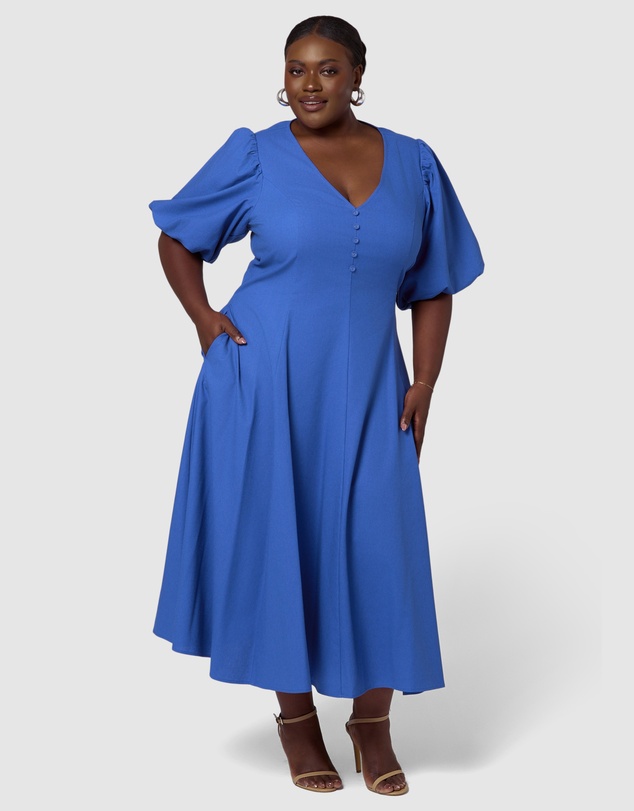 Pink Dusk by Curve Project - Ignition Midi Dress