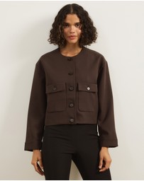 Atmos&Here - Sorelle Cropped Tailored Jacket