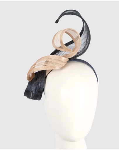 Max Alexander - Sculptured Sinamay Fascinator Headband