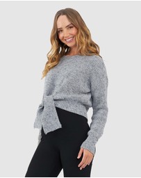 Ripe Maternity - Bonnie Tie Front Knit