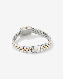 Michael Hill - Women's 0.20 Carat TW Diamond Bezel Watch in Gold Tone Stainless Steel