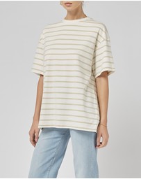DRICOPER DENIM - Amy Beige Stripe Tee