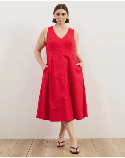 Atmos&Here Curvy - Daisy Sleeveless Midi Dress