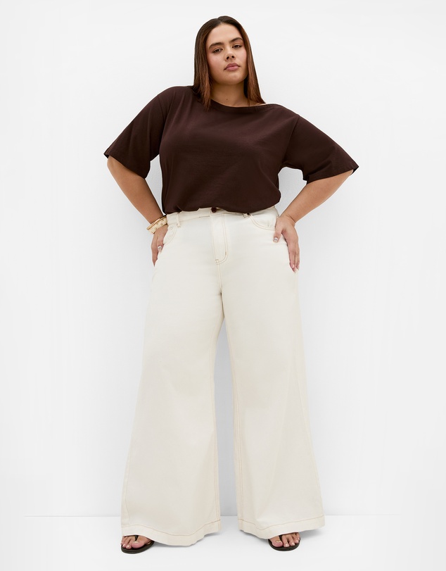 City Chic - Harley Fit Piper Palazzo Regular Jean