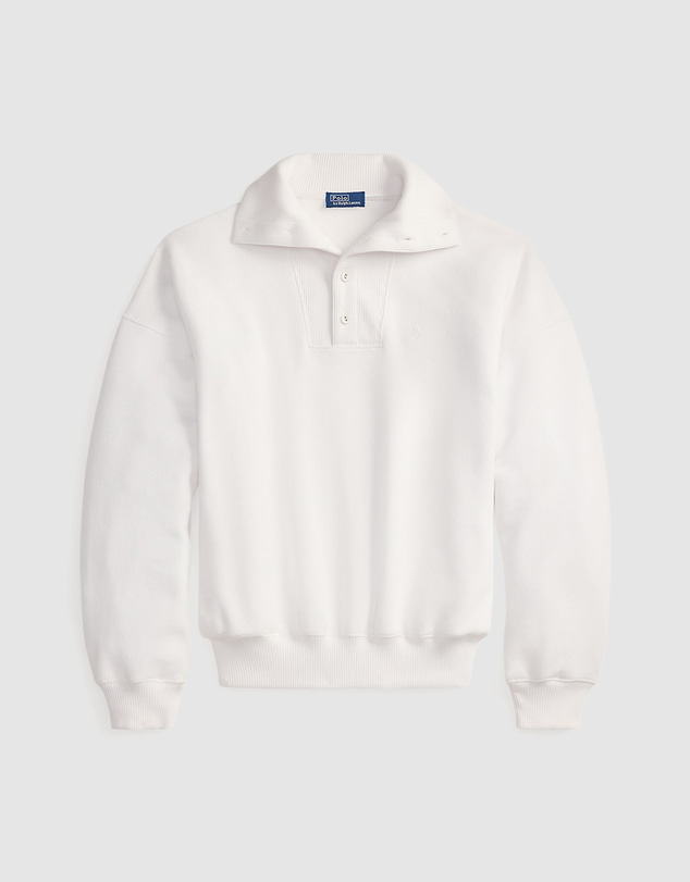 Polo Ralph Lauren - Ribbed-Trim Mock Neck Pullover
