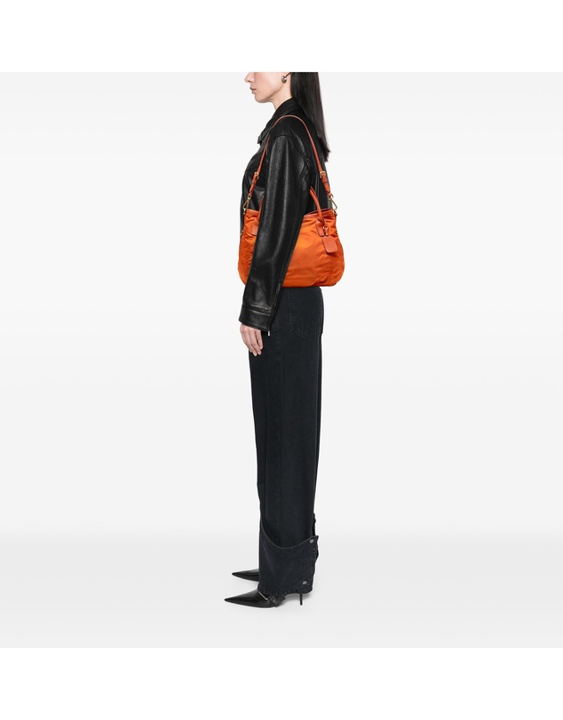 Pre-Loved by Azura Reborn - Pre-Loved Vitello Daino Trimmed Tessuto Satchel