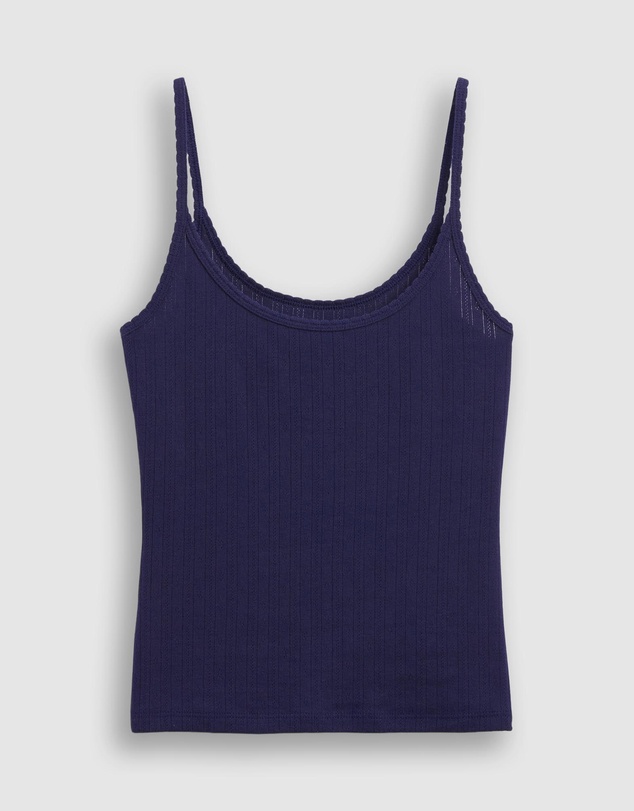 GAP - Sleeveless Pointelle Scoop Cami Top