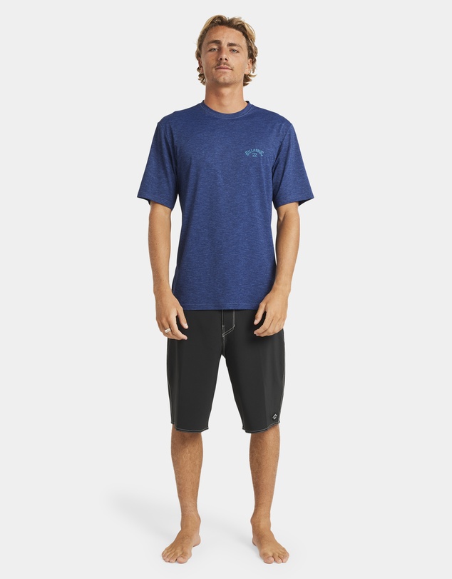 Billabong - Mens Shoreline Loose Fit Short Sleeve Rash Vest