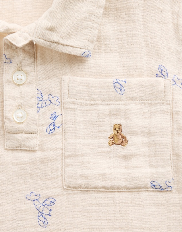 GAP - SS Gauze Icon Polo - Babies-Kids