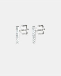 Luna Rae - Sterling Silver - Sophia Diamond Studs