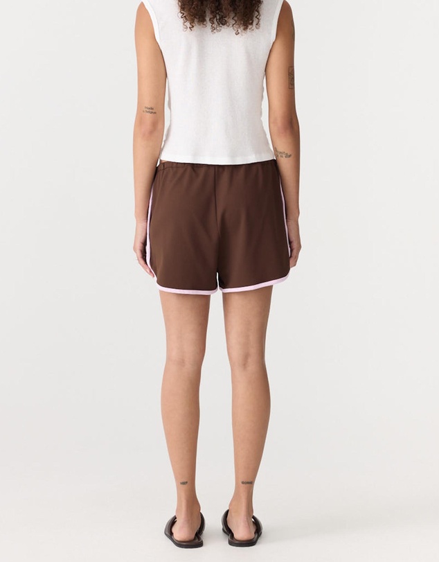 Bassike - Mini Piping Detail Pique Shorts