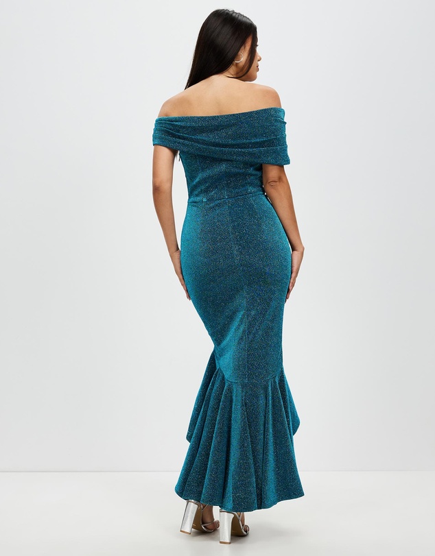 Romance by Honey and Beau - Caterina Off Shoulder Maxi Dress