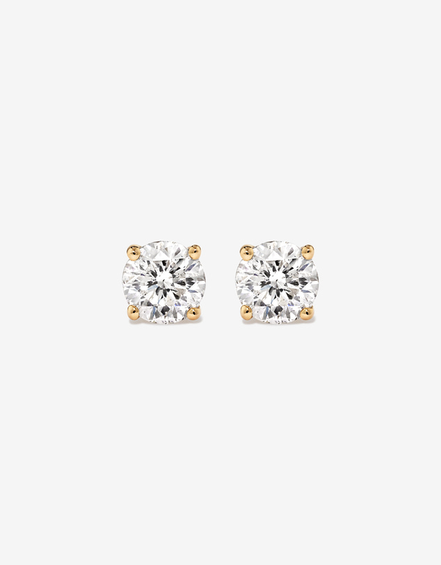Michael Hill - 0.50 Carat TW Diamond Solitaire Stud Earrings in 18kt Yellow Gold