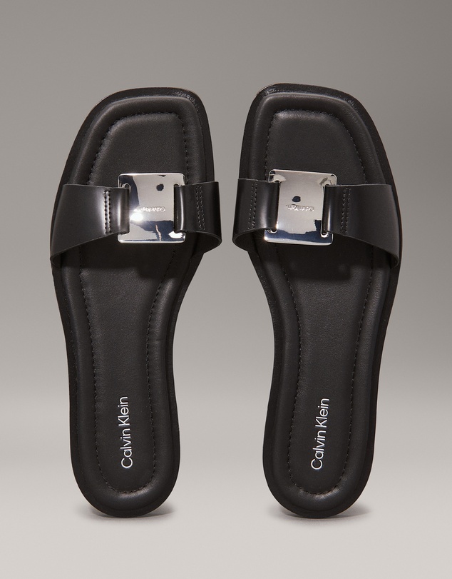 Calvin Klein - Leather Slides
