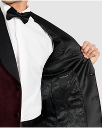 Tarocash - Fordham Velvet Tuxedo Jacket