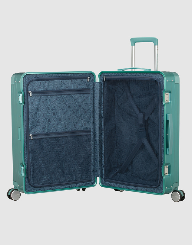 American Tourister - Soundbox Alu Check-In Medium 68cm Zipperless Suitcase