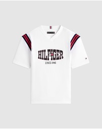 Tommy Hilfiger - Boys Logo Jersey V-Neck T-Shirt - Teens