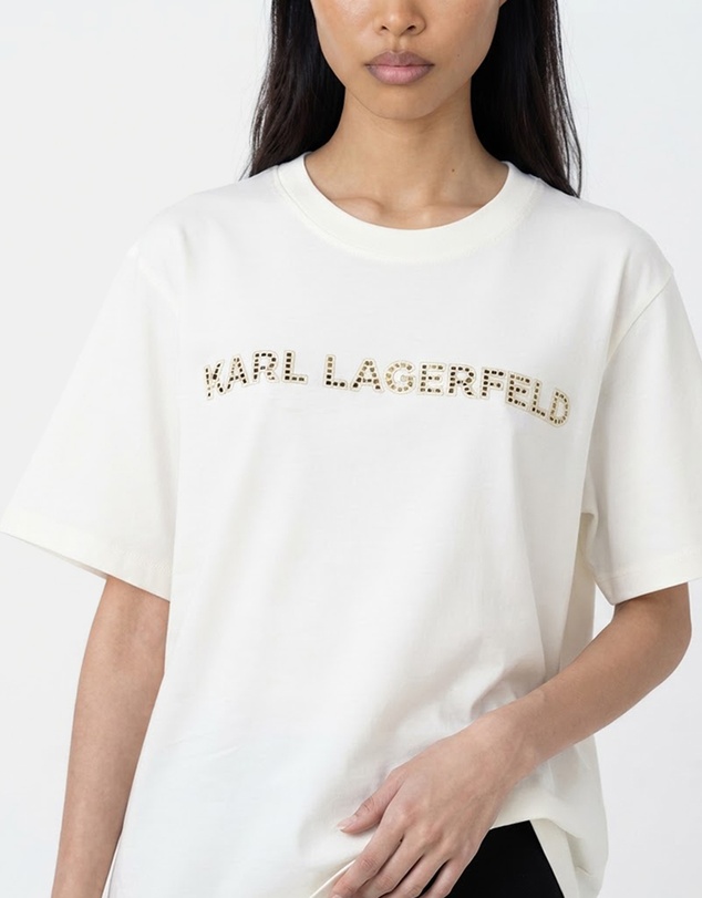 Karl Lagerfeld - Embroidery Detail T-Shirt