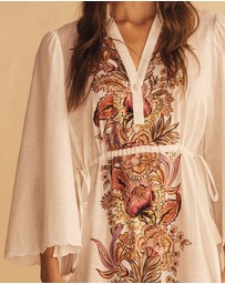 AUR OCEA - Bel Fiore Trellis Scallop Tunic Dress
