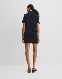 Country Road - Short Sleeve Compact Zip Knit